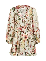 Lexy Floral Wrap Minidress