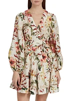 Lexy Floral Wrap Minidress