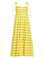 Alight Stripe Linen Maxi Dress