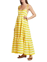 Alight Stripe Linen Maxi Dress