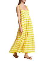 Alight Stripe Linen Maxi Dress