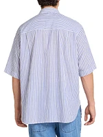 Labilio Striped Button-Front Shirt