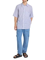 Labilio Striped Button-Front Shirt