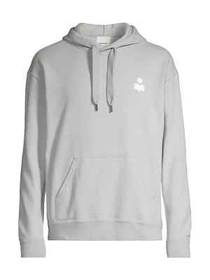 Malek Logo Cotton-Blend Hoodie