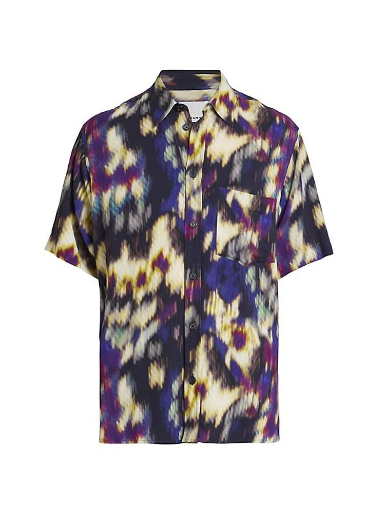 Vabilio Printed Button-Front Shirt