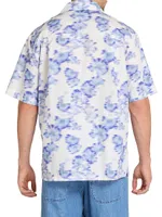 Lazlo Blurred Floral Camp Shirt