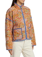 Chloe Floral Cotton-Blend Jacket