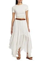 Clover High-Low Midi-Skirt