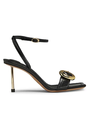 Regalo 75MM Leather Sandals