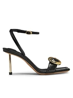 Regalo 75MM Leather Sandals