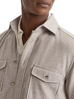 Chaser Button-Front Overshirt