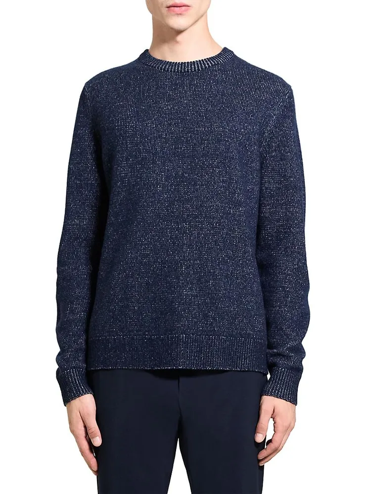 Hilles Crewneck Cashmere-Blend Sweater