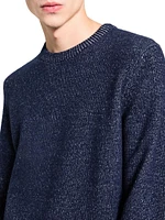 Hilles Crewneck Cashmere-Blend Sweater