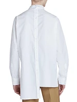 CNY Asymmetric Button-Front Shirt