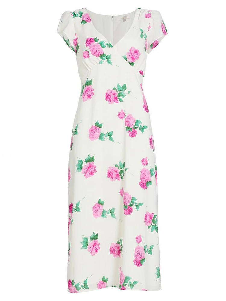 Ceci Floral Midi-Dress