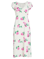 Ceci Floral Midi-Dress