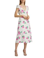 Ceci Floral Midi-Dress