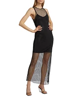 Mika Crystal Mesh Maxi Dress