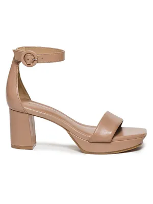 Carla Leather Platform Sandals