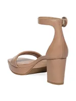 Carla Leather Platform Sandals