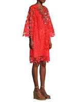 Hannah Sequined Lace Shift Dress