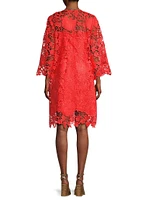 Hannah Sequined Lace Shift Dress