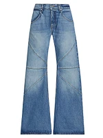 Bowie Seam Detail Low-Rise Jeans