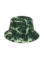 Rose-Printed Bucket Hat