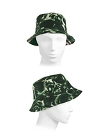 Rose-Printed Bucket Hat