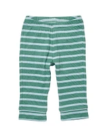 Baby's Striped Long-Sleeve T-Shirt & Leggings Set