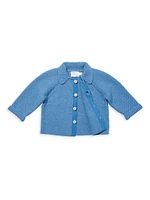 Baby's Wool Knit Cardigan, Joggers & Blanket Gift Set