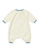 Baby's Bubble Coveralls & Blanket Set