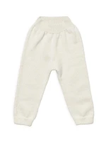 Baby's Merino Wool-Cotton Knit Cardigan Set