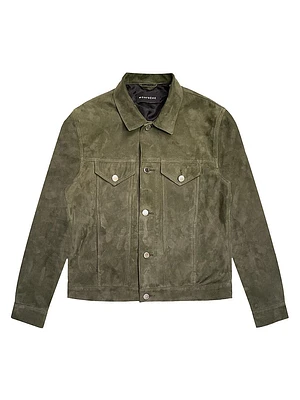 Dean Suede Trucker Jacket