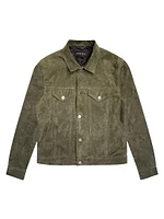 Dean Suede Trucker Jacket