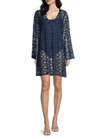 Aqualace Sheer Knitted Cover-Up