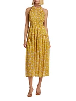 Maryam Floral Sleeveless Midi-Dress