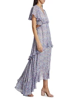 Cherli Floral Tiered Maxi Dress