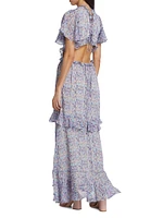 Cherli Floral Tiered Maxi Dress