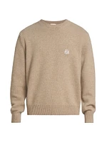 Logo Wool Crewneck Sweater