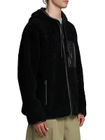 Hooded Shearling Jacket