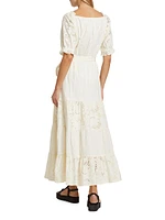 Sasha Surplice Tiered Maxi Dress