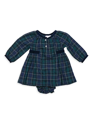 Baby Girl's Elizabeth Plaid Dress & Bloomers Set