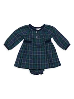 Baby Girl's Elizabeth Plaid Dress & Bloomers Set