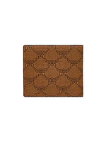 Lauretos Small Coated Canvas Bi-Fold Wallet