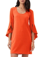 Barbette Crepe Shift Dress