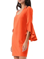 Barbette Crepe Shift Dress