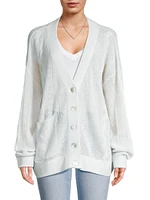 Elvis Cable-Knit Cashmere Cardigan