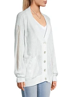 Elvis Cable-Knit Cashmere Cardigan