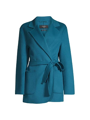 Ellisse Wool-Blend Belted Coat